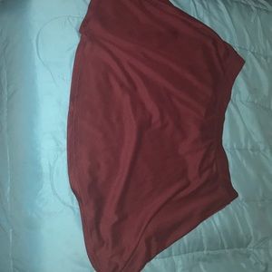 Plus size forever 21 maroon skirt size 3x